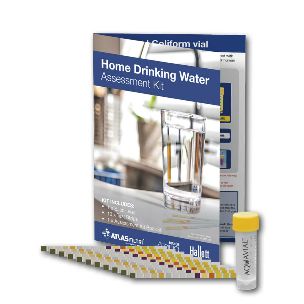 810165 Home Water Assessment Kit Includes 1 x E.coli Vial, 10 x